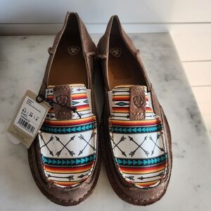 Ariat Brown and Patterned Women's Loafers